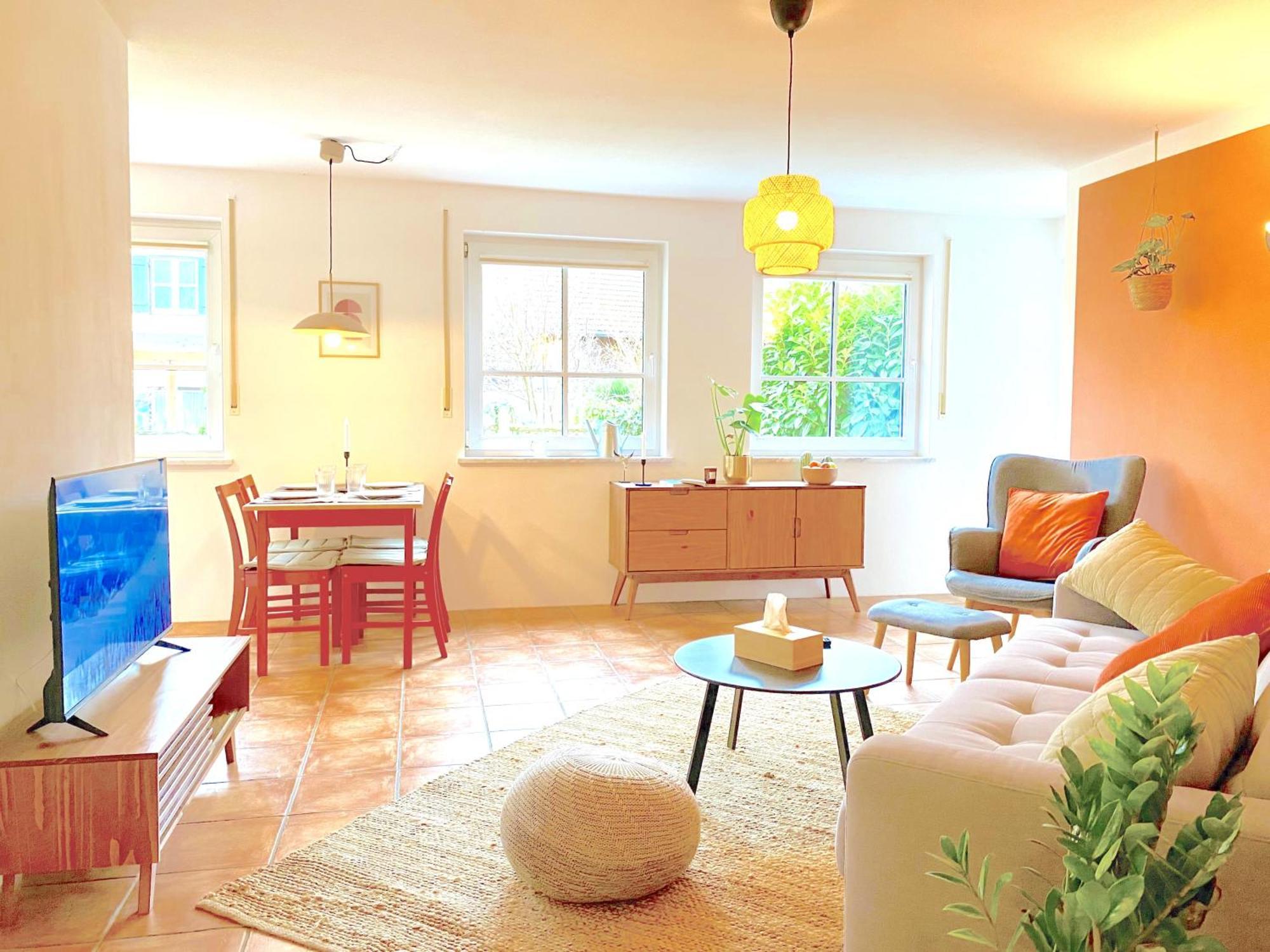 Snug Stays I 3 Zimmer Design Apartment Am See Mit Garten I Home Office I Highspeed Wifi Weßling Екстериор снимка